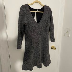 Free People Long Sleeve Skater Dress